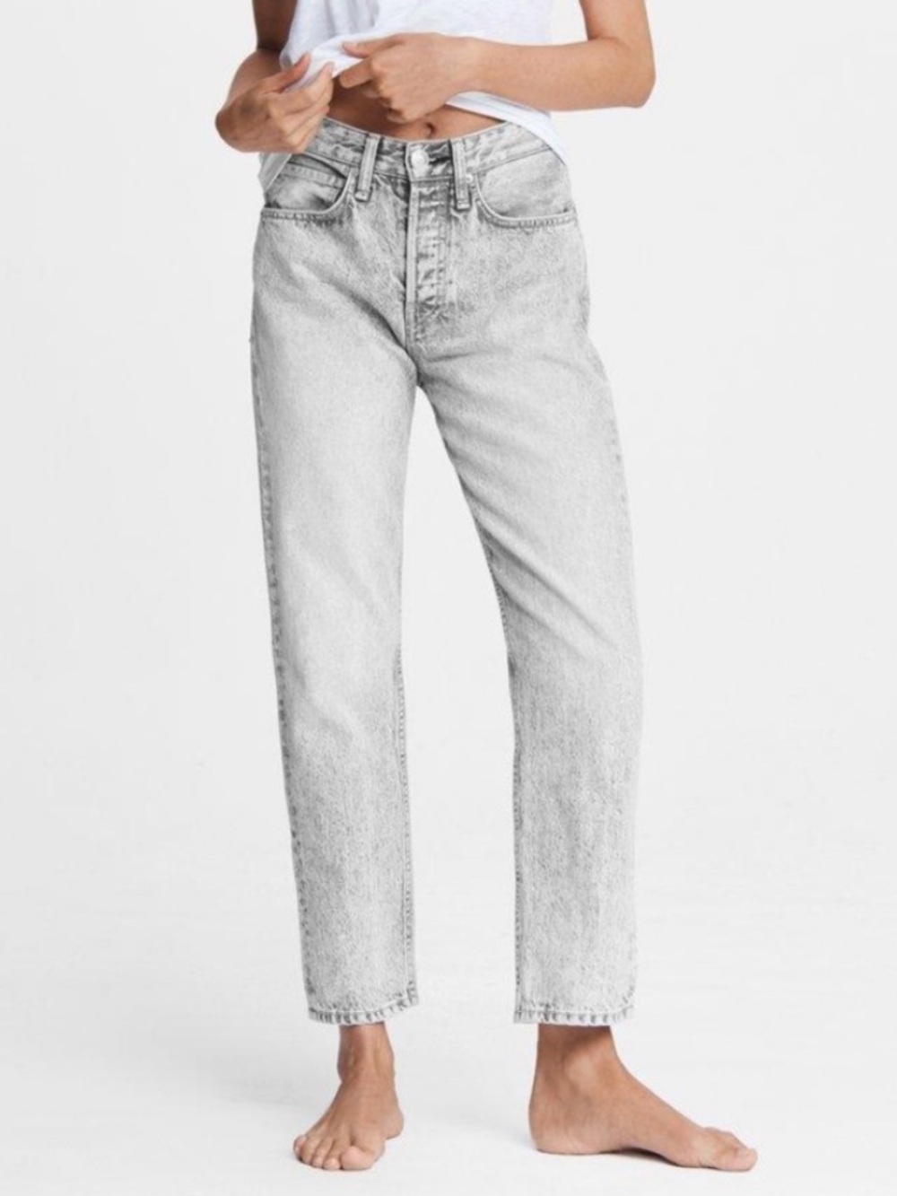 Rag & Bone Maya High-Rise Acid Straight